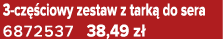 3 cz ciowy zestaw z tark  do sera 6872537 38,49 z 